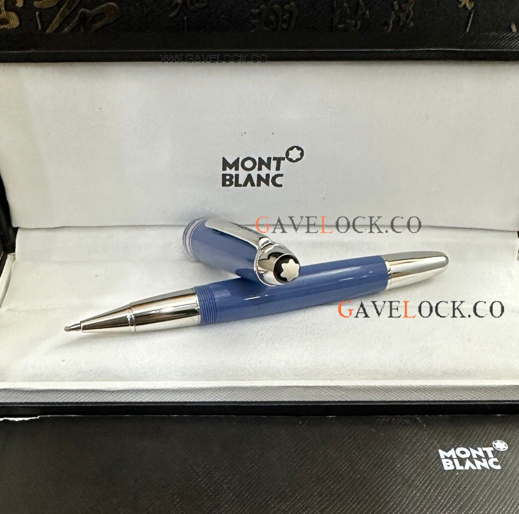 AAA Copy Montblanc Meisterstuck Glacier LeGrand 149 Rollerball Pen Blue Resin